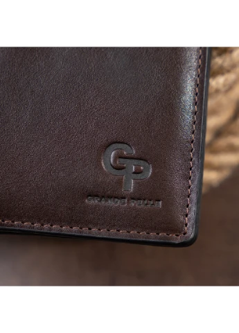 Чоловік шкіряний гаманець 9,5х10х2 см Grande Pelle (229460475)