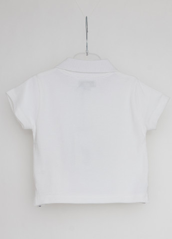 Белая детская футболка-поло для мальчика Marasil с логотипом