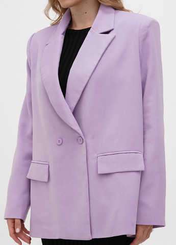 Светло-фиолетовый женский жакет PrettyLittleThing однотонный - демисезонный