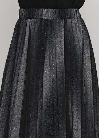 Черная кэжуал градиентной расцветки юбка Desy