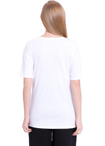 Белая летняя футболка для беременных LC Waikiki