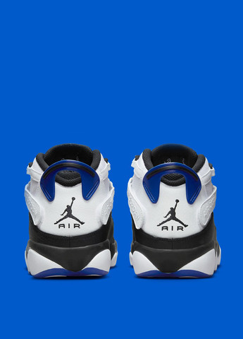 Черно-белые демисезонные кроссовки 322992-142_2024 Jordan 6 Rings