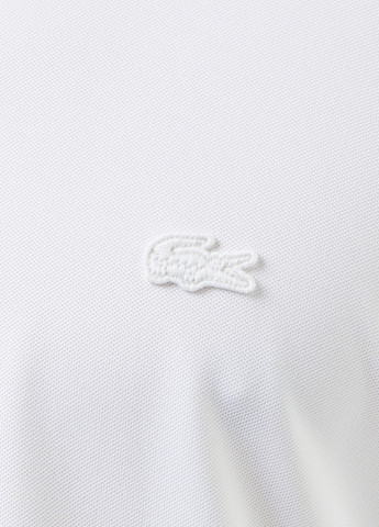 Белая классическая, кэжуал рубашка однотонная Lacoste