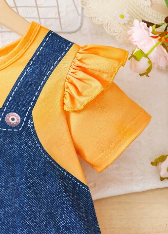 Комбинированное платье SHEIN (322909364)