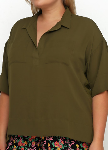 Оливковая блуза LabelBe