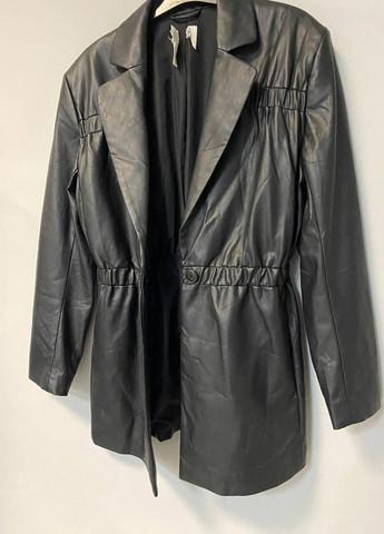 Чорна демісезонна куртка куртка-піджак H&M