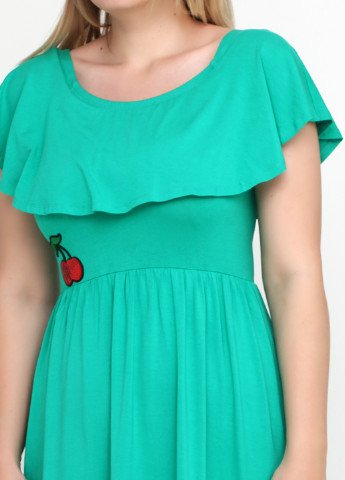 Зеленое кэжуал платье Asos с рисунком