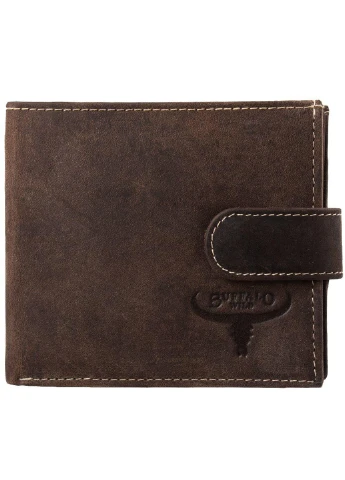 Мужское кожаное портмоне 11х10х2,5 см Buffalo Wild (232990145)