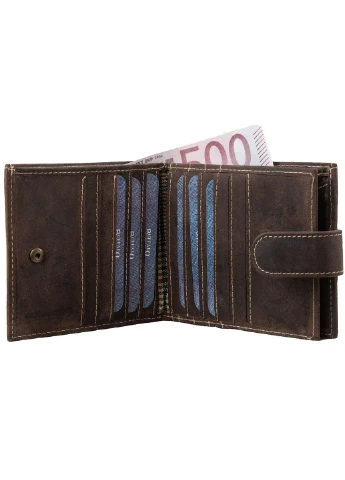 Мужское кожаное портмоне 11х10х2,5 см Buffalo Wild (232990145)