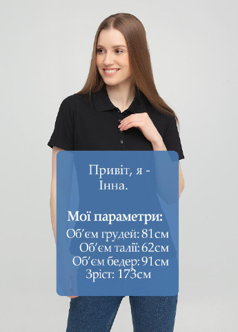 Черная женская футболка-поло Greg Norman однотонная
