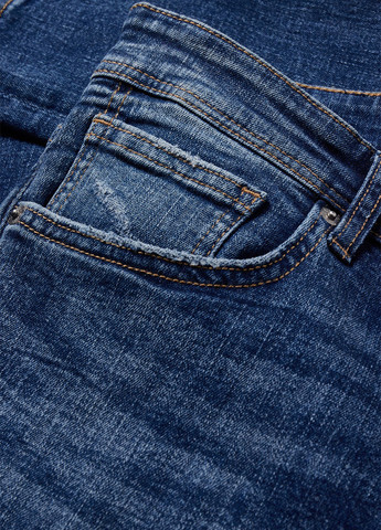 Синие демисезонные зауженные джинсы C&A