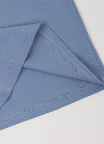 Темно-блакитна літня футболка Garnamama