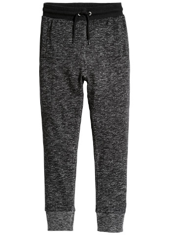 Темно-серые спортивные демисезонные брюки джоггеры H&M