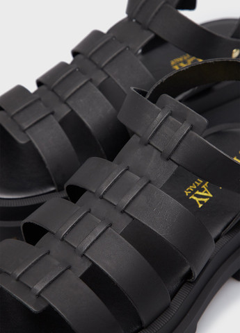 Черные босоножки Replay с ремешком с логотипом