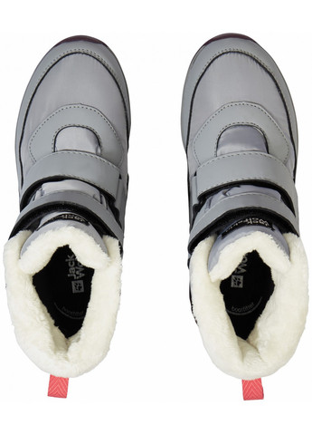 Серые спортивные, кэжуал зимние ботинки Jack Wolfskin