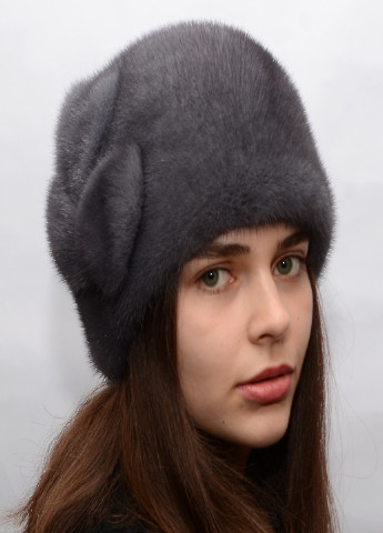 Женская норковая зимняя шапка Меховой Стиль шарик листочки (211521268)