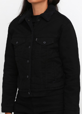 Черная демисезонная куртка Levi's