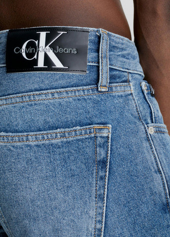 Светло-синие демисезонные прямые джинсы Calvin Klein Jeans