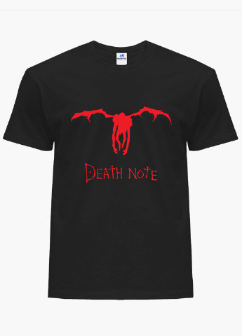 Чорна футболка чоловіча рюк зошит смерті (death note) (9223-2654-1) xxl MobiPrint