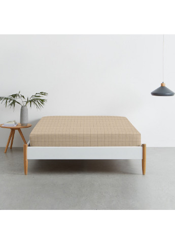 Простирадло на резинці 180х200х20 см Cell Ashbeige (4822052082560) Cosas (252029539)