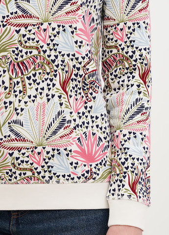 Комбінований світшот Boden квітковий без декору (327542522)