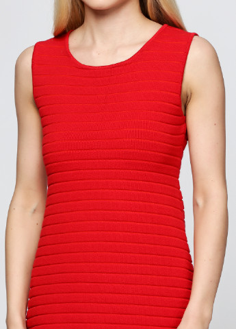 Красное кэжуал платье Pinko однотонное