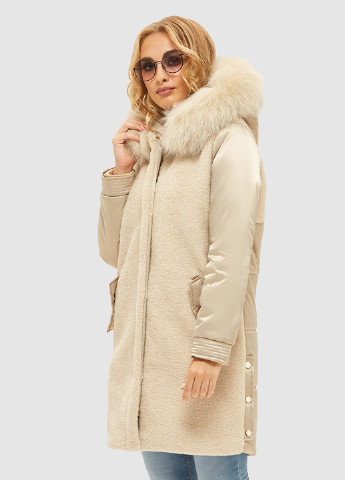 Пісочна зимня куртка MN