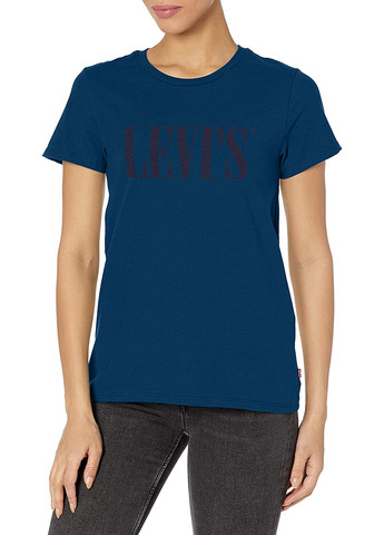 Темно-синя літня футболка Levi's