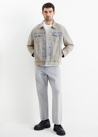 Серо-голубая демисезонная куртка C&A