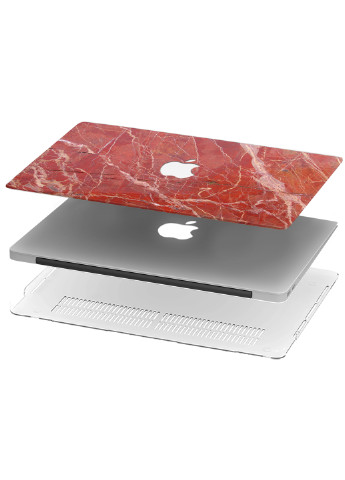 Чохол пластиковий для Apple MacBook 12 A1534 / A1931 Червоний Мармур (Red Marble) (3365-1855) MobiPrint (218505175)