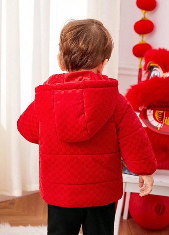 Красная демисезонная куртка SHEIN