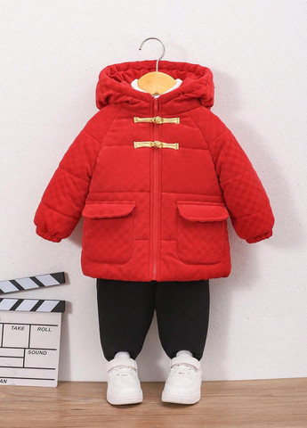 Красная демисезонная куртка SHEIN