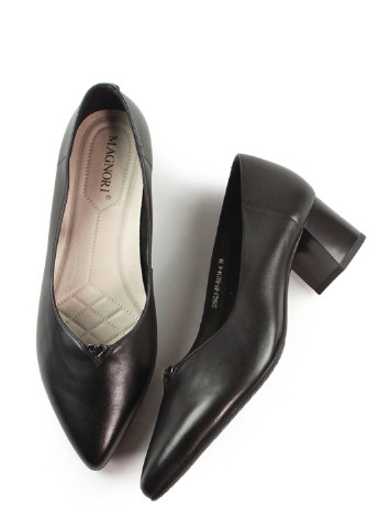 Magnori Туфлі туфлі-човники чорний з натуральна шкіра, — всесезон (190351481)