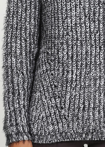 Черно-белый демисезонный свитер джемпер Etam