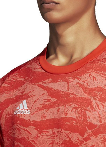 Лонгслів DP3136 adidas AdiPro 18 Jersey абстрактний помаранчевий спортивні бавовна, трикотаж