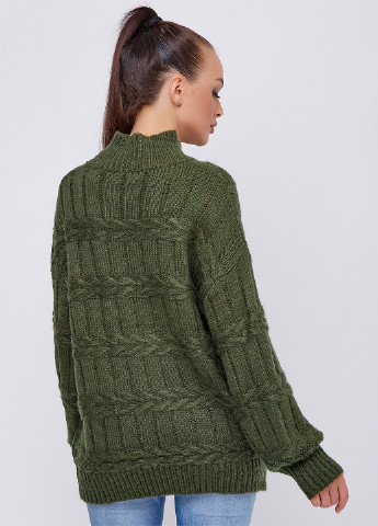 Темно-зеленый зимний свитер ST-Seventeen