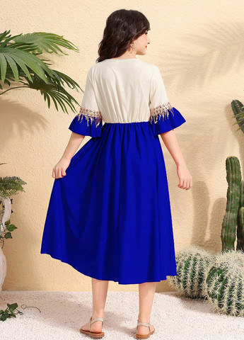 Синее платье SHEIN (366747713)