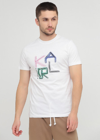 Біла футболка Karl Lagerfeld