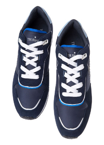 Синие демисезонные кроссовки Trussardi Jeans