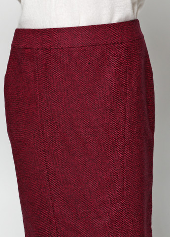 Бордовая кэжуал однотонная юбка Olsen карандаш