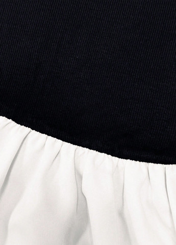 Чорно-білий вечірня, кежуал сукня SHEIN колор блок