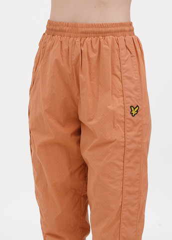 Светло-оранжевые спортивные демисезонные джоггеры брюки Lyle & Scott