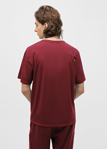 Бордова футболка з коротким рукавом Calvin Klein Underwear