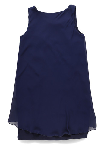 Темно-синее кэжуал платье а-силуэт Sara однотонное