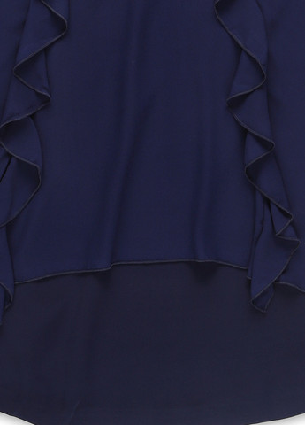 Темно-синее кэжуал платье а-силуэт Sara однотонное