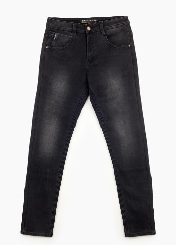 Черные зимние джинсы No Brand
