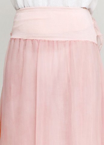 Светло-розовая кэжуал однотонная юбка Moda in Italy
