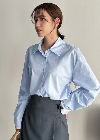 Голубая блуза SHEIN