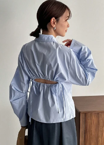 Голубая блуза SHEIN