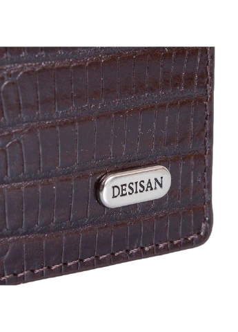 Чоловіче шкіряне портмоне 10,5х8,5х1,2 см Desisan (252129558)